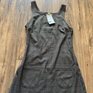 H-m Women's Brown and Grey Dress